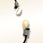 Free People Katie Leather Shell Choker NWT Layered Necklace Beach Bohemian Surf Photo 8