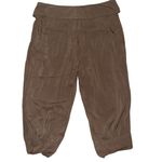 BCBGeneration Brown Cropped Wide Leg High Waist Button Up Pants Size 10 Photo 1