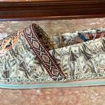 TIGERBEAR REPUBLIK Leopard Cash Design Mix Media Slip Ons $35 NWT 6 Green Photo 0