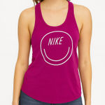 Nike  Dri-Fit Size Large Magenta Pink Athletic Tank Top Photo 0