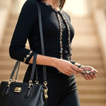 Joseph A Vintage Embellished Black Knit Cardigan Sweater Small Jeweled Embroidered Glam Photo 0