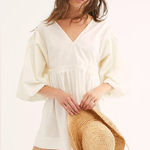 Free People  Sophie Tunic Mini Babydoll Dress Photo 0