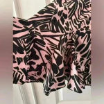 River Island ASOS Ruffle Mini Skirt ~ Pink & Black ~ 6 ~ NWT! Photo 1