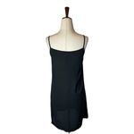 Comptoir Des Cotonniers Black‎ Scoop Neck Mini Slip Dress Size 4 Black Photo 3