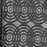 LuLaRoe  Lindsey Black Lace Kimono High Low Open Cardigan Size Med EUC #2025 Photo 2