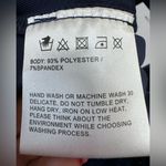 Saemdi Velvet Cross Neck Midi Dress Navy Blue size Medium New with Tags Photo 9