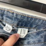 Classic Blue Denim Midi Skirt with Criss Cross Waist Size undefined Photo 3