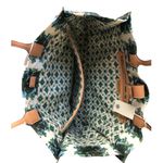 Tory Burch Ella Logo Prints Large Nylon Tote Rayure Fleurie New w/tag Authentic Photo 1