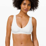 Lululemon Waterside V Swim Top C/D NWT White Tan Extra Small XS UV Quick Dry Photo 0