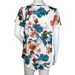 A New Day Shirt Womens Small White Multicolor Floral Career Casual Versatle Photo 3