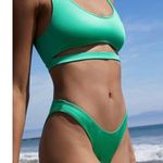 PacSun LA Hearts by shine Green Miami Bikini top cutout cropped women’s medium Photo 0
