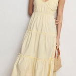 Derek Lam  Tiered Ruffle Midi Dress Size 6 Cotton Cottage Sundress Designer $420 Photo 0