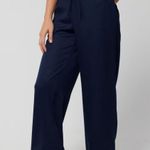 Soma WOVEN Long-Sleeve Notch Collar Top and Pants Set. MSRP $138 Photo 1