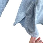 Eddie Bauer Train Ascent Blue Heather Scrunch Neck Athletic Top Women's Size L Photo 2
