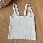 Lovers + Friends  Cream Ribbed Tank Top Photo 2