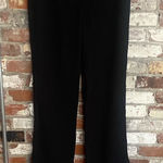 Jones New York  Classic Black Ribbed Boot Cut Dress Pants Size 4 Photo 0