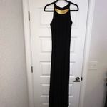 Joseph Ribkoff  Jeweled Collar Halter Sleeveless Maxi Dress Size 8  Photo 3