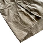 Michael Kors Women's  Tan Khaki Half Zip-Up Shirt, Size Medium, Button Sleeves Photo 2