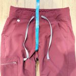 FIGS Womens Burgundy Zamora Jogger Scrub Pants Size X Small Petite Workwear Photo 5