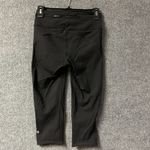 Lululemon Wunder Train High Rise Crop Leggings Womens 4 Black Logo Workout Yoga Photo 4