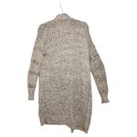 Caslon  Cream Black Alpaca Wool Blend Open Front Cozy Casual Cardigan M Photo 2