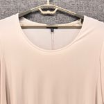 Slinky Brand Tunic Blouse Size 3X Neutral Casual Soft Flowy Oversized 3/4 Sleeve Photo 2