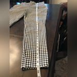 Retro Vixen by Micheline Pitt Black and White Gingham Cigarette Pants Sz L (alte Size L Photo 5