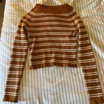 Kendall + Kylie  Striped Long Sleeve Shirt Photo 0