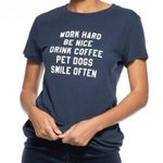 SUB_URBAN RIOT Sub Urban Riot Blue Graphic Short Sleeve Tee Size XS Positivity Photo 0