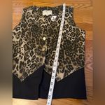 Chic Leopard Print denim waistcoat Photo 8