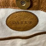 DARK'S Designs in Leather Tote American Bison Leather Made in USA Brown Photo 7