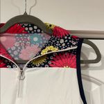 Kinona White‎ and Blue Sleeveless Polo Tank Top small golf White Photo 1