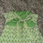Speechless  Cute Green Geometric Sundress Dress Photo 6