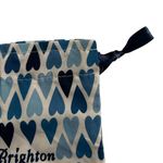 Brighton  Drawstring Jewelry Cloth Bag Blue hearts Gift Bag Photo 2