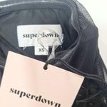 superdown Sonya Bustier Mesh Dress in Black XS Photo 5