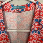 J. McLaughlin  Red and Blue Patterned Dress Photo 2