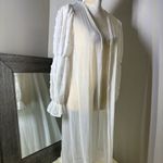 Ember White Sheer Cardigan Size M Photo 7