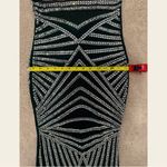 Windsor Elegant Green and Silver Evening Gown Photo 5