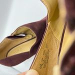 Naturalizer Tristen Open Toe Ankle Boot Shootie Burgundy Womens Size 10 Wide Photo 3