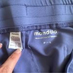 Mandala Periwinkle 6 Pocket Slim Scrub Pants EUC Size LP Blue Photo 3