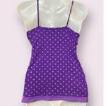 One Step Up Babydoll Lace Up Tank Top Built In Underwrire Bra Size Medium Purple Photo 1