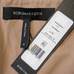 BCBGMAXAZRIA NWT BCBG MaxAzria Andi in Black Nude Lace Handkerchief Hem Sheer Dress 8 Photo 2