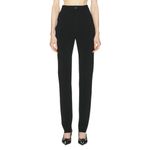 Balenciaga  Stretch Pants in Black 36 New Womens Straight Stretch Trousers Photo 10