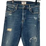 AGOLDE  Sophie High Rise Skinny Size 28 Denim Jeans Blue Distressed 90's Retro Photo 2