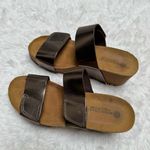 Eric Michael  Brown Platform Sandals Size 6 Photo 11