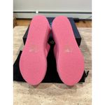 Maje NEW Platform Sandals Rose Fuschia Embroidered Logo size 40 Photo 6