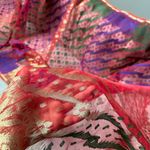 Pure Color Blocks Organza Jamdani saree With Blouse Piece And Skirt Multiple Photo 11