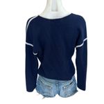 Derek Lam  Blue Cardigan Sweater MEDIUM Preppy Blazer Career Work Designer $425 Photo 10