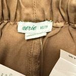 Aerie New  Easy Woven Shorts Dark Tan / Khaki Size XS Photo 3