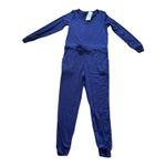 New Kirundo Women's Jumpsuit Overall Romper Long Sleeve S oversized Blue Photo 1
